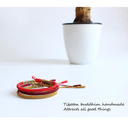 Tibetan Handmade Knot Bracelets - For Security